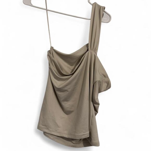 Abercrombie fitch asymetric twist off the shoulder tank - Picture 2 of 3